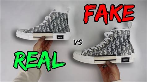 dior sneakers original vs fake|are dior heels real.